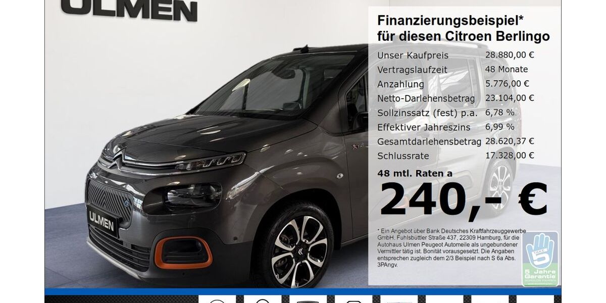 Citroen Berlingo 16.473 km 27.880 &euro; Düsseldorf 40233