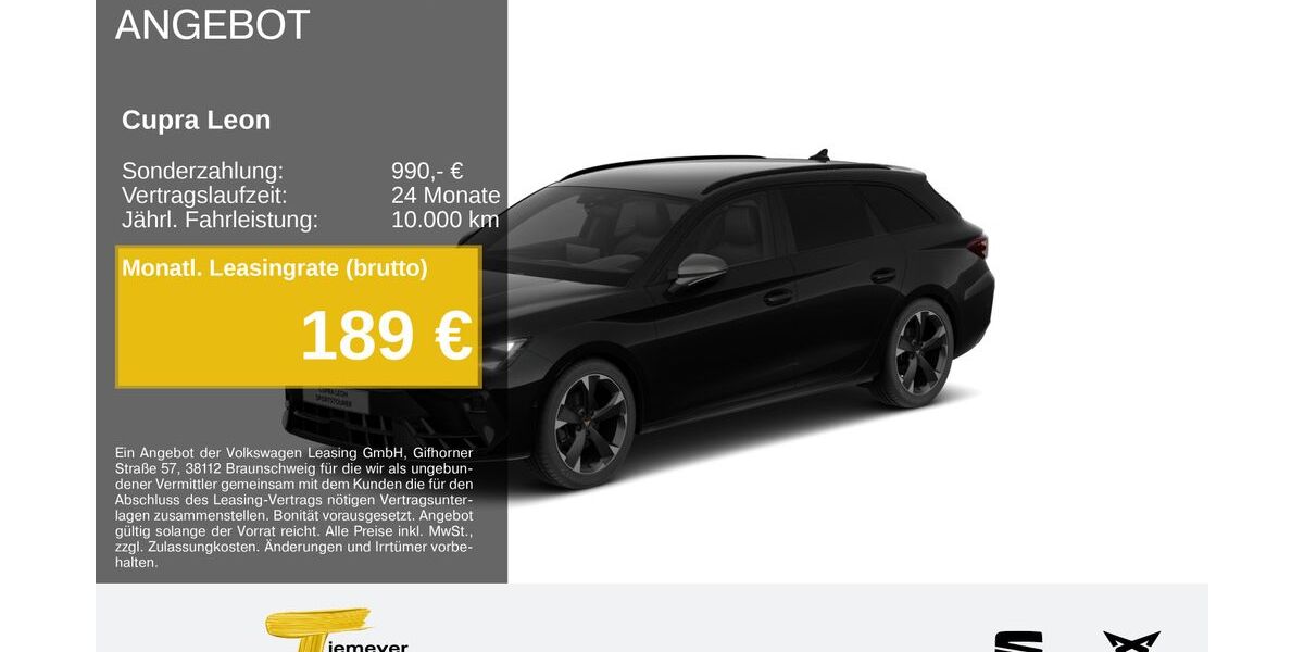 Cupra Leon 21.757 km 30.530 &euro; Duisburg 47059